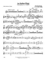 An Italian Elegy, from Symphony No. 4 `Italian`: Solo Violin