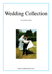 Miscellaneous: Wedding Collection sheet music to download for two cellos