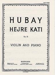 Jeno Hubay: Hejre Kati Op.32 (Violin/Piano)