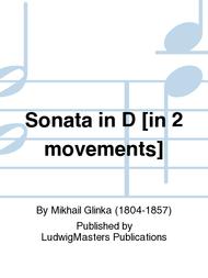 Sonata in D [in 2 movements]