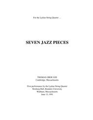 Seven Jazz Pieces (1990-91) for string quartet