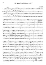 Mozart  Eine Kleine Nachtmusik K.525, all mvts., for string quartet, CM018
