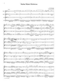 Pergolegi  Stabat Mater Dolorosa, for string quartet, CP401