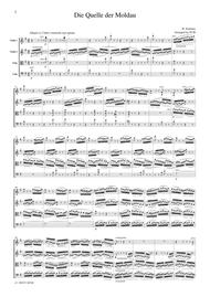 Smetana  Die Quelle der Moldau, for string quartet, CS701