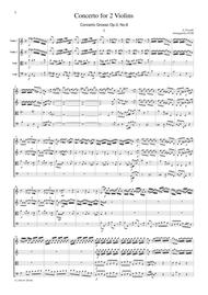 Vivaldi Concerto for 2 Violins in a moll, Op3, No.8, all mvts., for string quartet, CV105