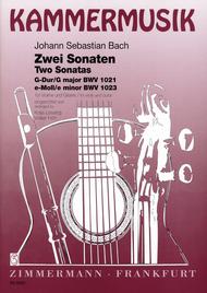 Sonatas in G Major BWV1021 & E Minor BWV1023
