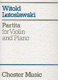 Partita for Violin and Piano: Violin Sheet Music